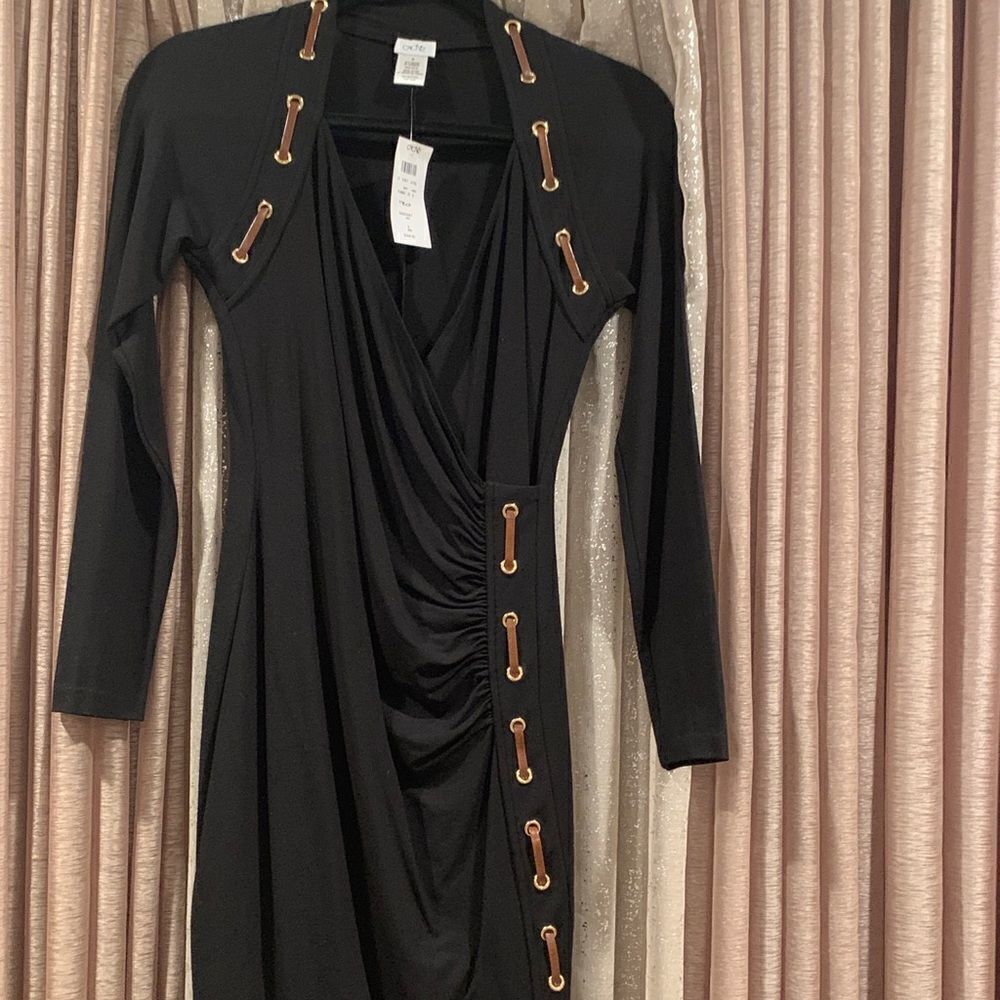 🎉Last deal🎉Cache long sleeve V neck dress